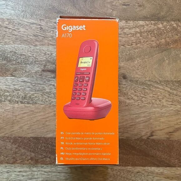 Gigaset A170 Wireless Landline Phone (orange) - Picture 3 of 5